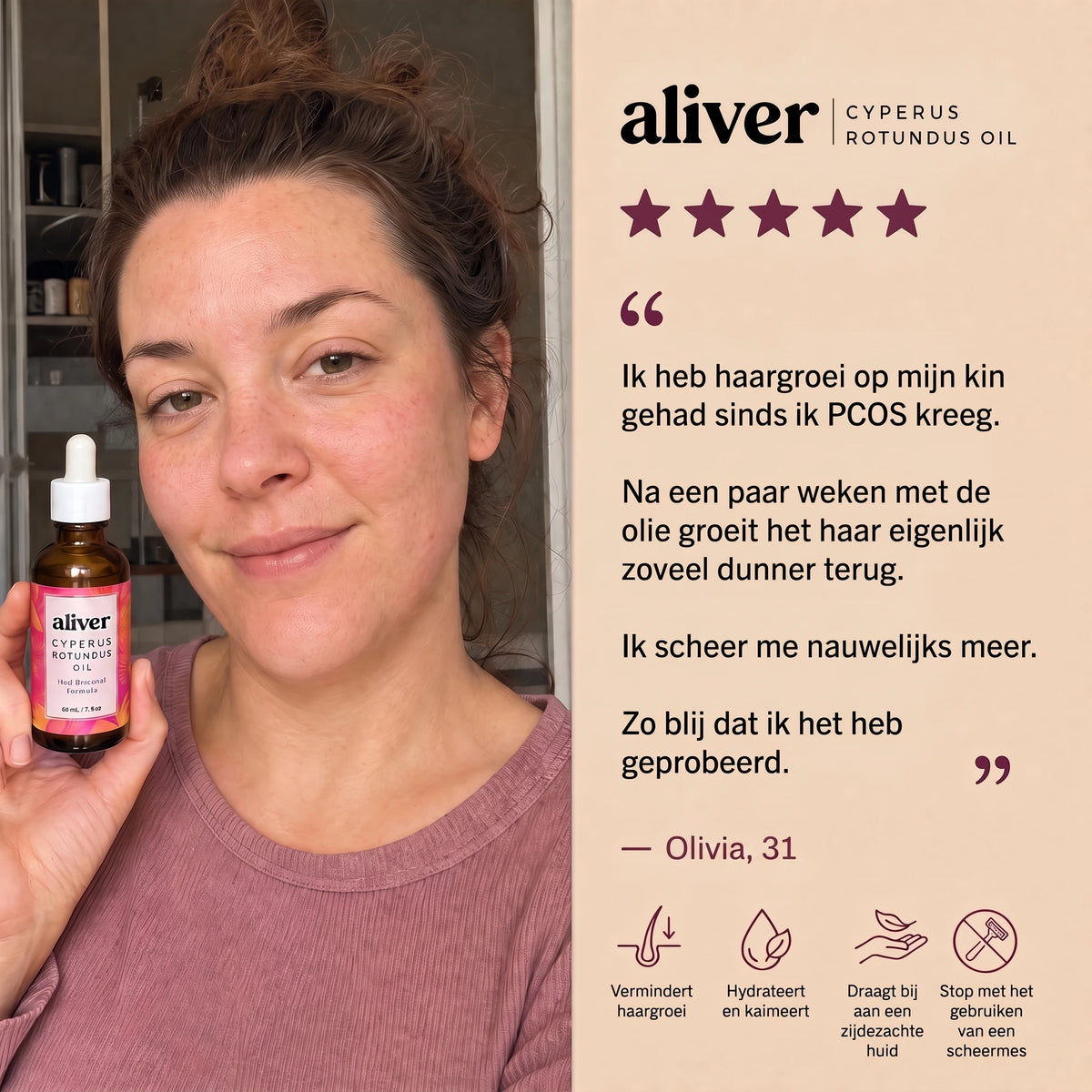 Ontharingsolie – Natuurlijk zacht en haarvrij